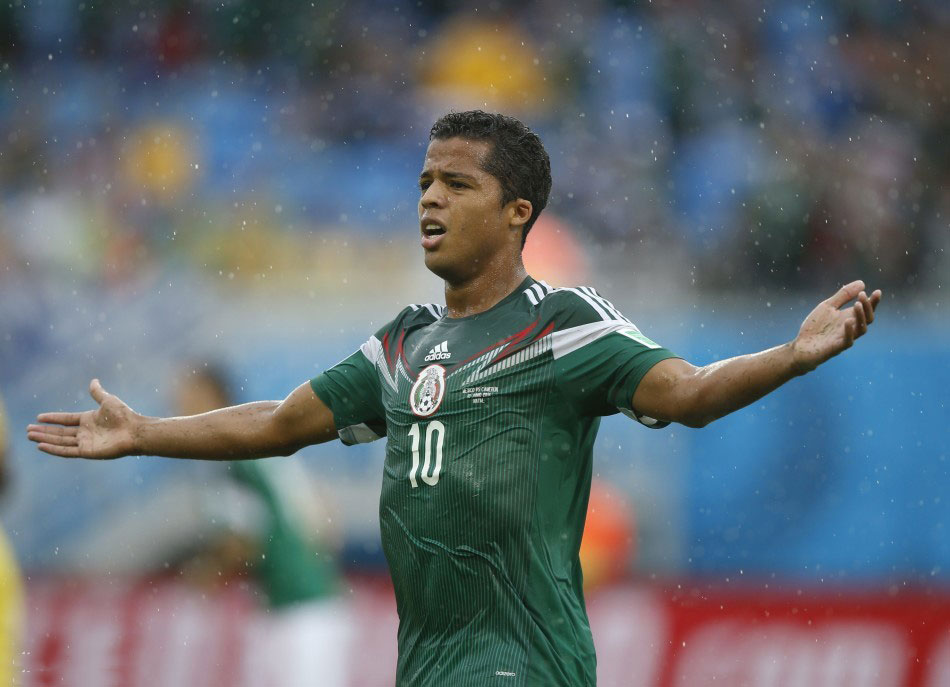 喀麦隆0-1墨西哥 埃托奥遗憾中柱 墨西哥两球被