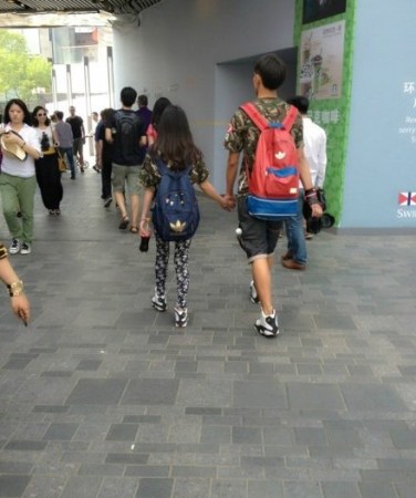 193cm的刘缺缺和158cm的索毛毛的搭配被称为"最萌身高差"